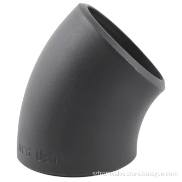 Carbon Steel A234 Wpb Bw Seamless 45 Degree Elbow